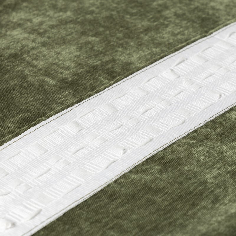 Gordijn chenille - groen - 140x250 cm