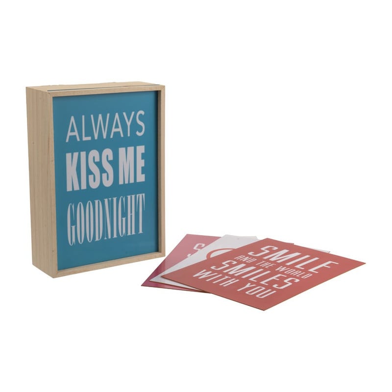 Lightbox met teksten