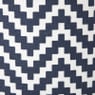 Lampenkap zigzag groot - zwart/wit - ø24.5x17.5 cm