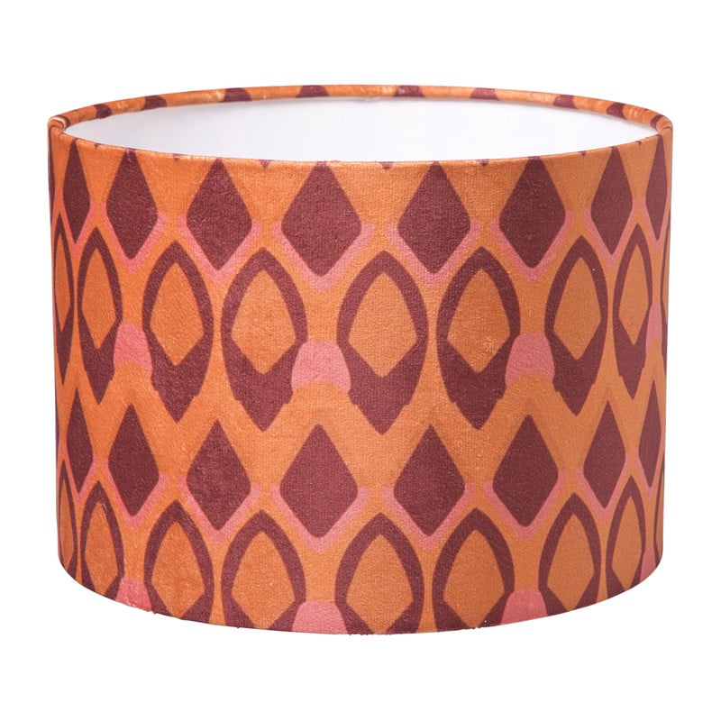 Lampenkap wieber - roze/oranje - ø24.5x17.5 cm