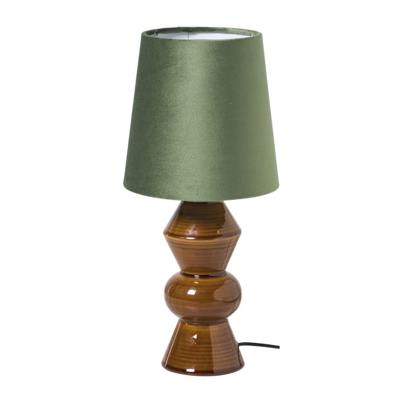 Lampenkap taps mini - groen - ø17x13 cm