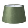 Lampenkap taps middel - groen - ø28x17 cm
