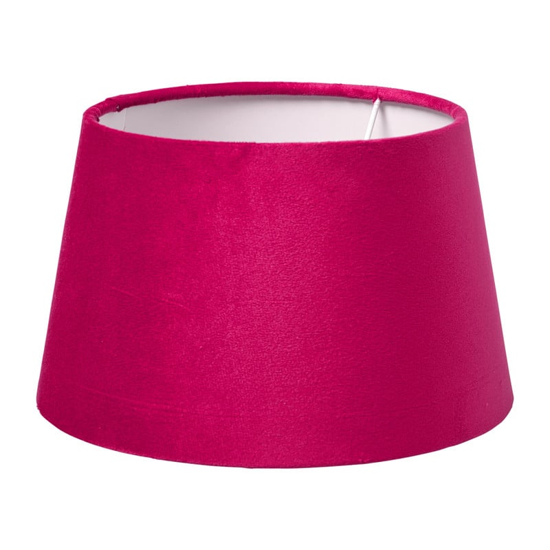 Lampenkap taps klein - roze - ø23x14 cm