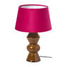 Lampenkap taps klein - roze - ø23x14 cm
