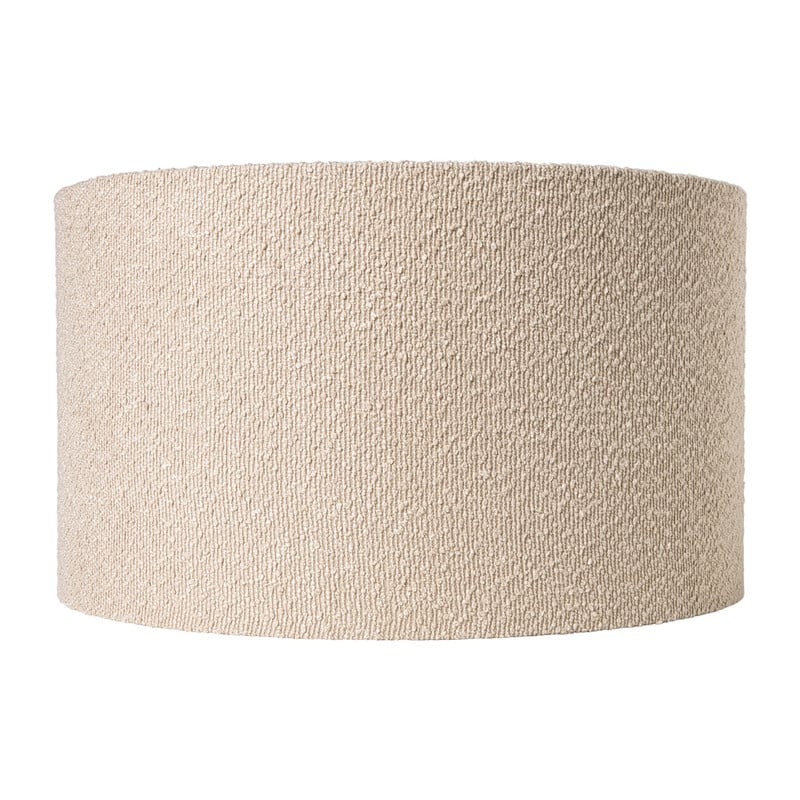 Lampenkap bouclé - beige - ø45x26 cm