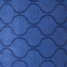 Lampenkap grafisch - blauw - ø24.5x17 cm