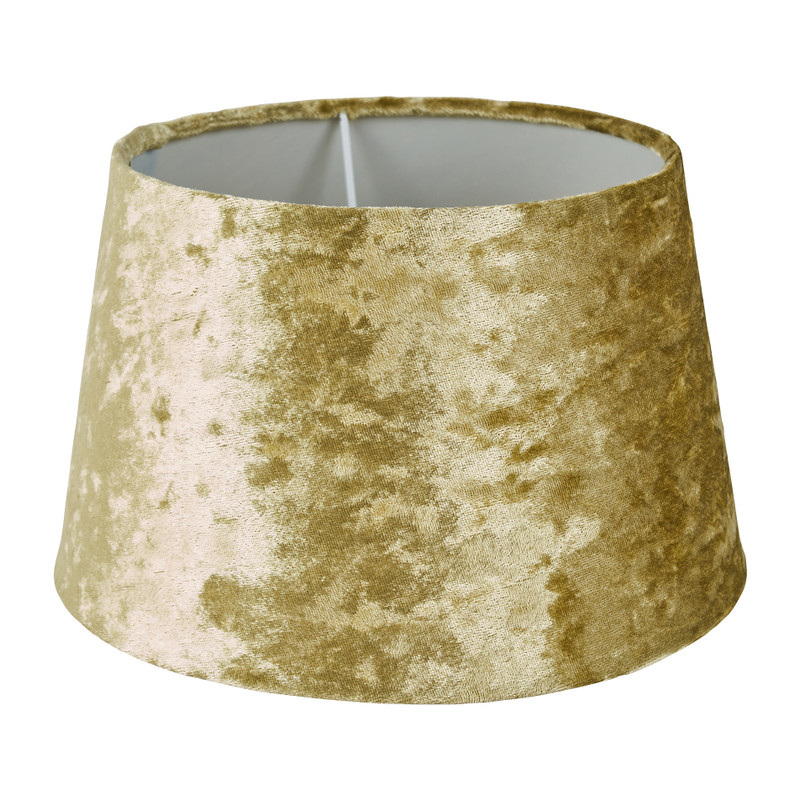 Lampenkap velvet - lichtgroen - ⌀18 cm 