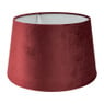 Lampenkap velvet - rood - ø33 cm