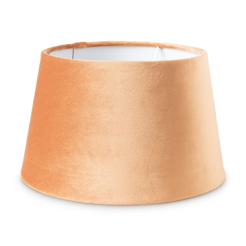 Lampenkap velvet - cognac - ø23 cm