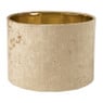 Lampenkap crushed - goud - ⌀25x18 cm 