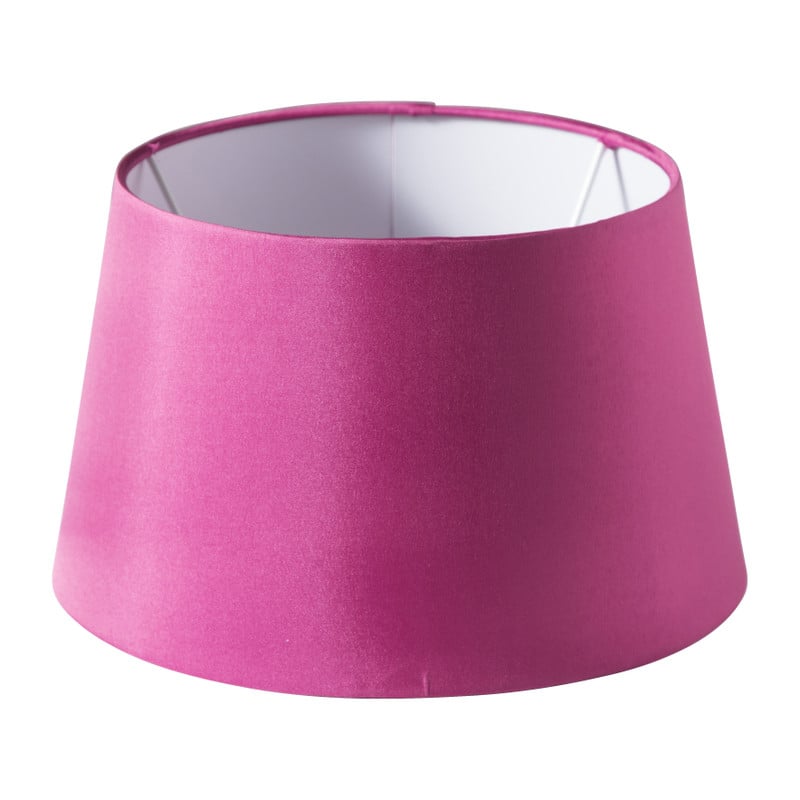 Lampenkap velvet - framboos - ø23 cm