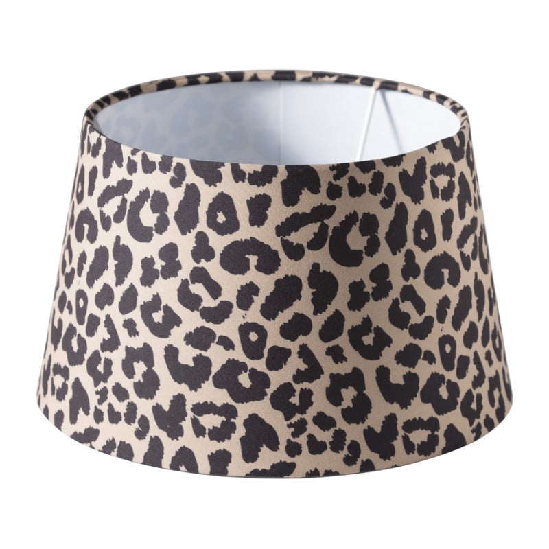 Lampenkap velvet - luipaard - ø23 cm