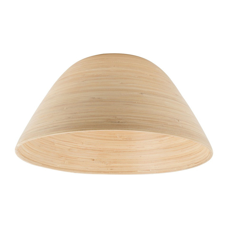 Lampenkap bamboe gelakt - naturel - 34 cm