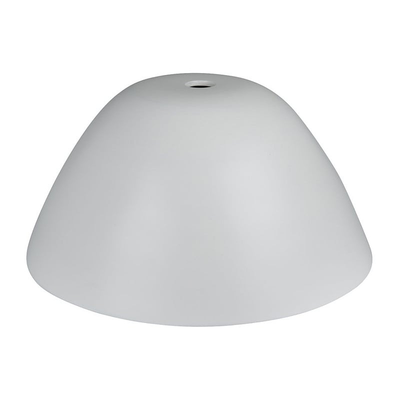 Lampenkap XL bamboe gelakt - wit - 53 cm