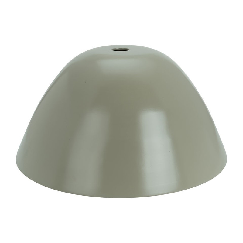 Lampenkap XL bamboe gelakt - grijs - 53 cm