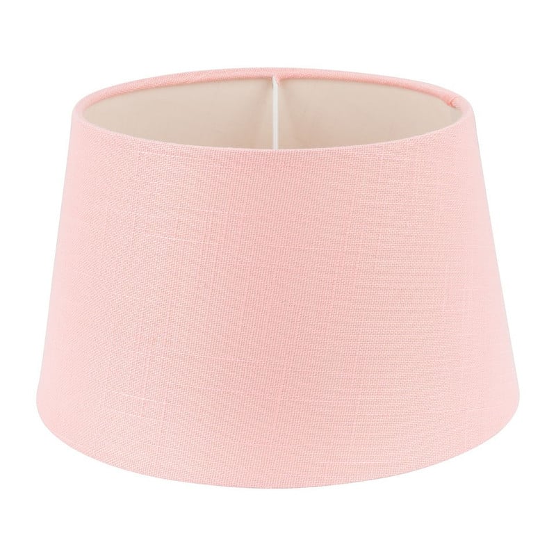 Lampenkap linnen - roze - 23 cm