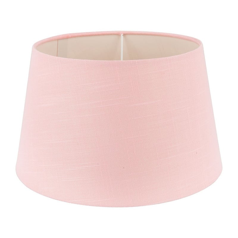 Lampenkap linnen - roze - 28 cm
