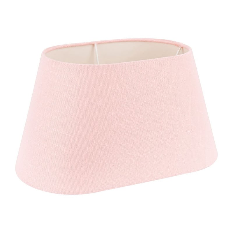 Lampenkap linnen ovaal - roze - 30x16 cm