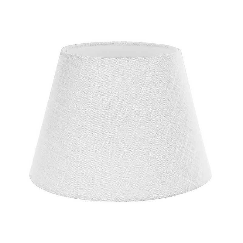 Kapje linnenlook - wit - 25 cm