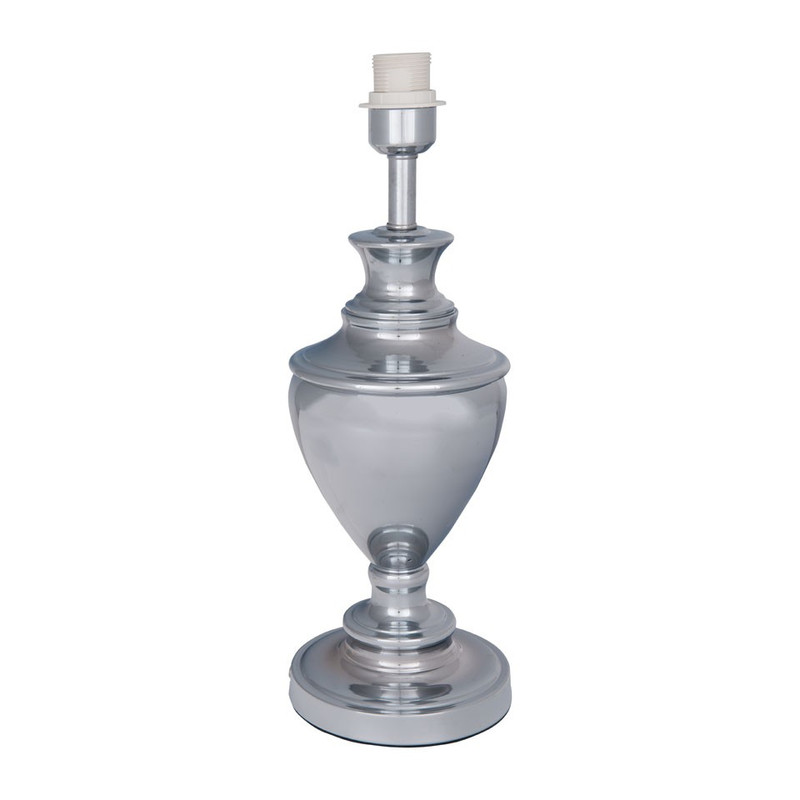Lampenvoet hoog - zilverkleurig - 47 cm