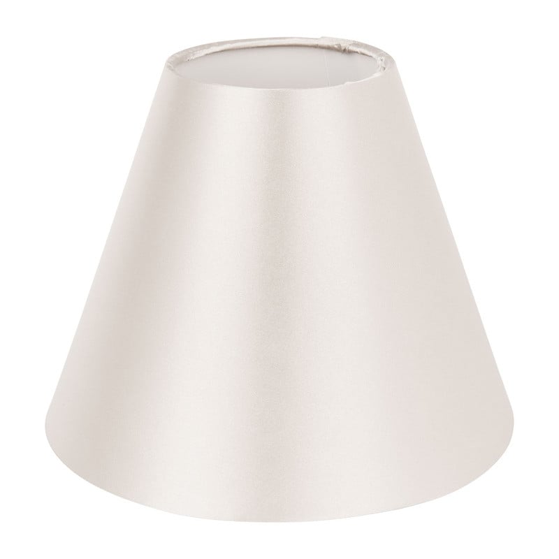 Lampenkap shiny - wit - 20 cm