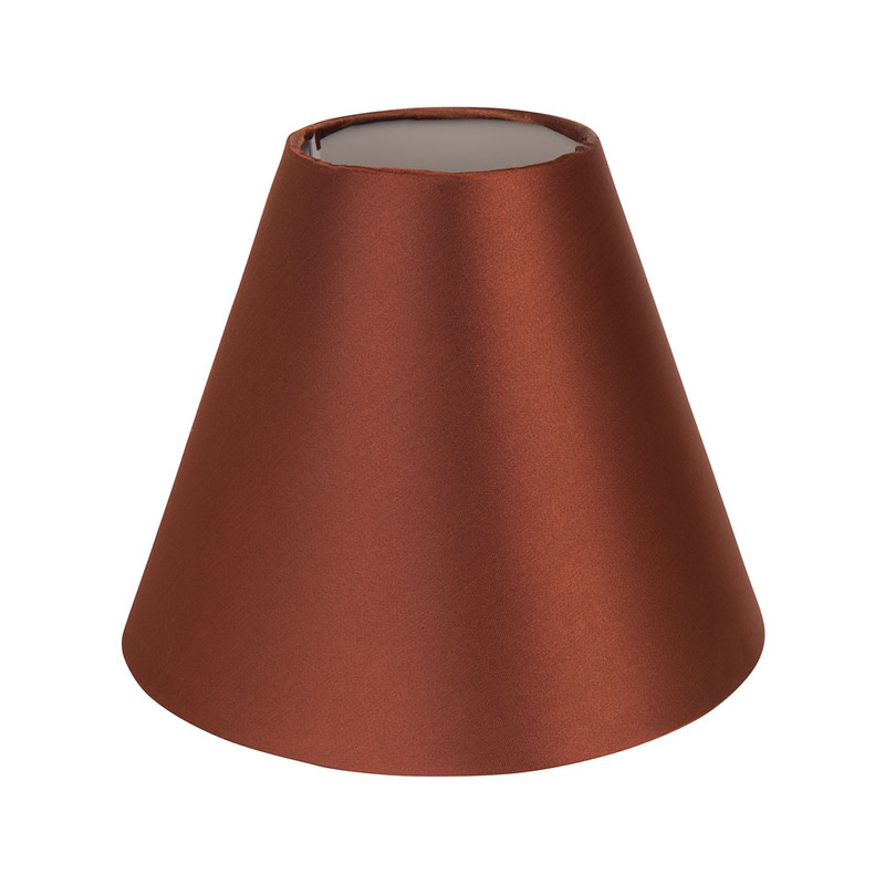 Lampenkap shiny - koper - 20 cm