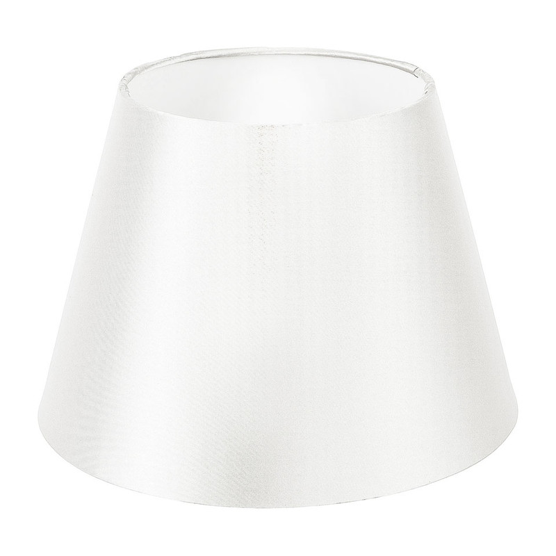 Lampenkap shiny - wit - 25 cm