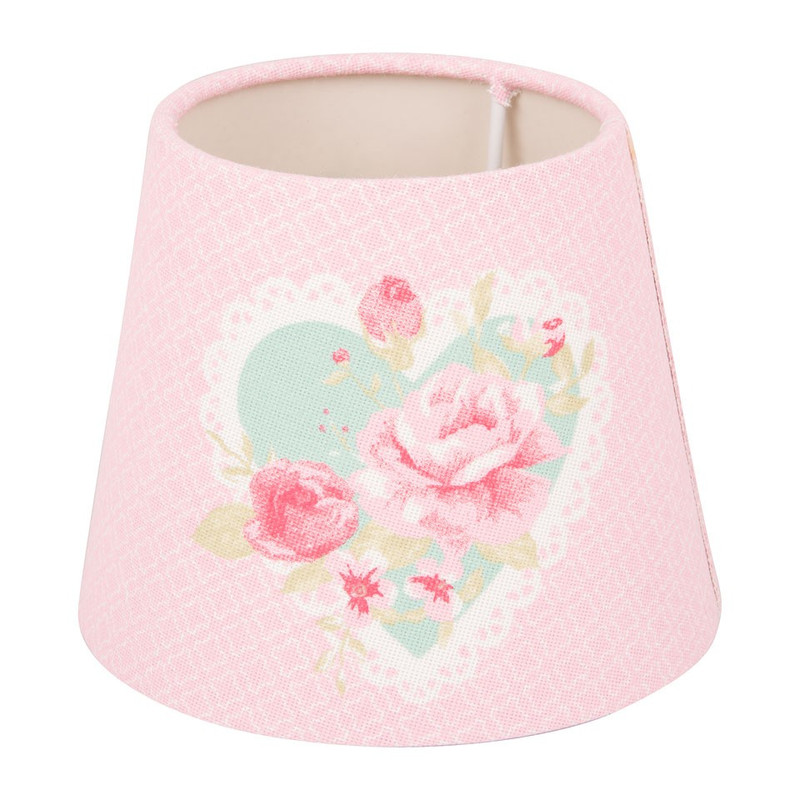 Lampenkap romantic rose - roze - klein