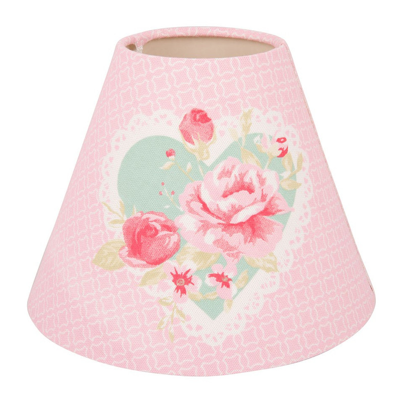 Lampenkap romantic rose - roze - middel