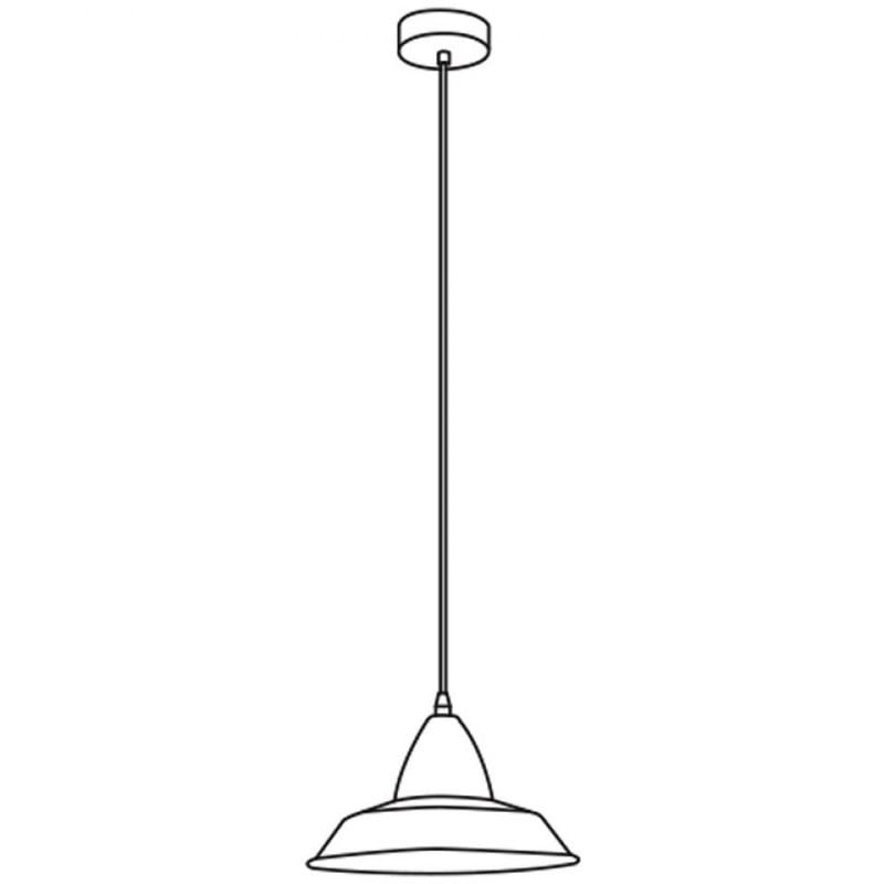 EGLO hanglamp Auckland - antiek grijs