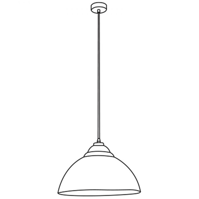 EGLO hanglamp Truro - zwart/koper