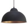 EGLO hanglamp Truro - zwart/koper