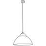 EGLO hanglamp Truro - zwart/koper