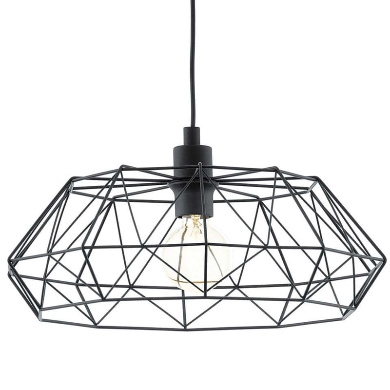 EGLO hanglamp Carlton 2 - zwart