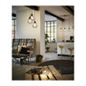 EGLO hanglamp Tarbes - 3 lichts - mat zwart