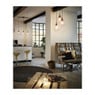EGLO hanglamp Tarbes - 3 lichts - koperkleur