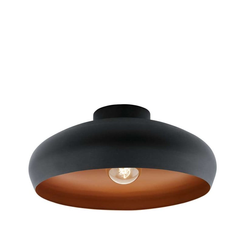 EGLO plafondlamp Mogano - zwart/koper