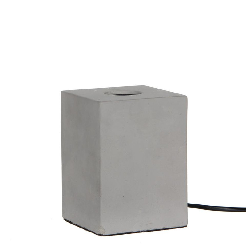 Mica Decorations tafellamp New York - cement grijs - 14.5 cm