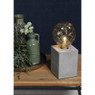 Mica Decorations tafellamp New York - cement grijs - 14.5 cm