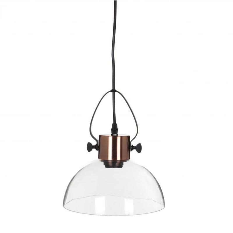Mica Decorations hanglamp Brazil - antiek koper - 22 cm