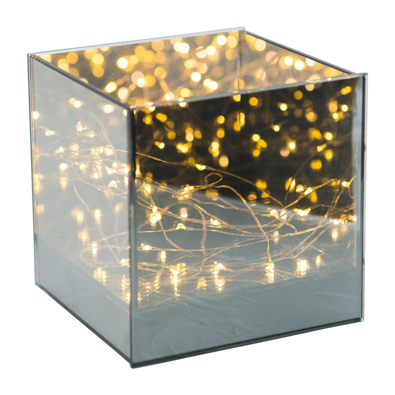 LED vierkante lamp - 12x12x12 cm - 20 LED