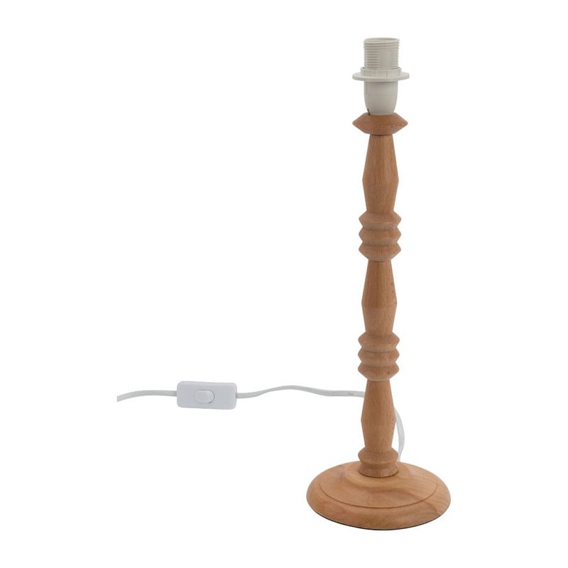 Lampvoet hout - 38 cm