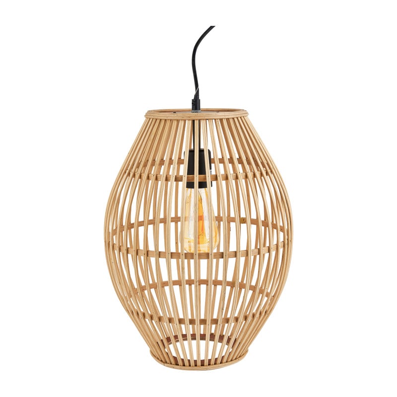 Hanglamp bamboe ovaal - ø30x39.5 cm 