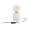 Lampvoet marmer - wit - 13 cm