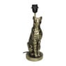 Lampenvoet luipaard - goud - 13x16x39 cm 