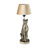 Lampenvoet luipaard - goud - 13x16x39 cm 