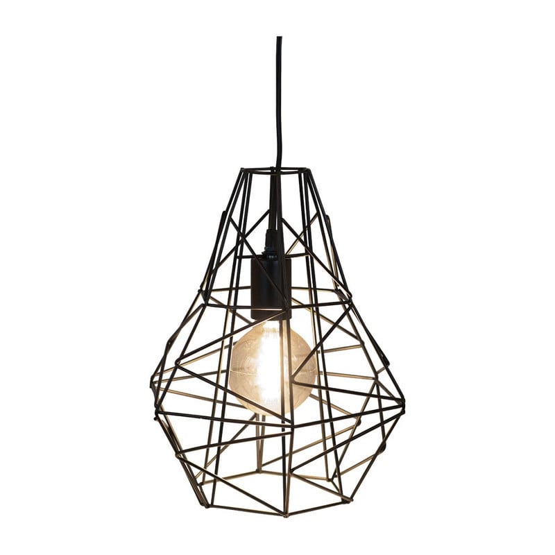 Hanglamp draad - zwart