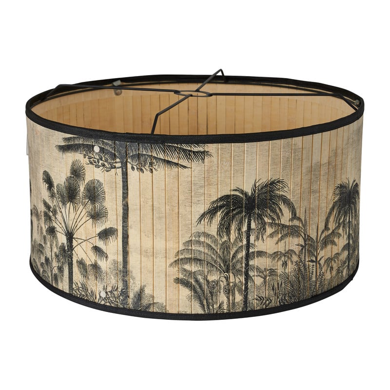 Hanglamp bamboe - natuurprint - ø50 cm