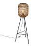 Bamboe lamp op poten - 29x29x118 cm