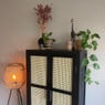 Bamboe lamp op poten - 29x29x118 cm